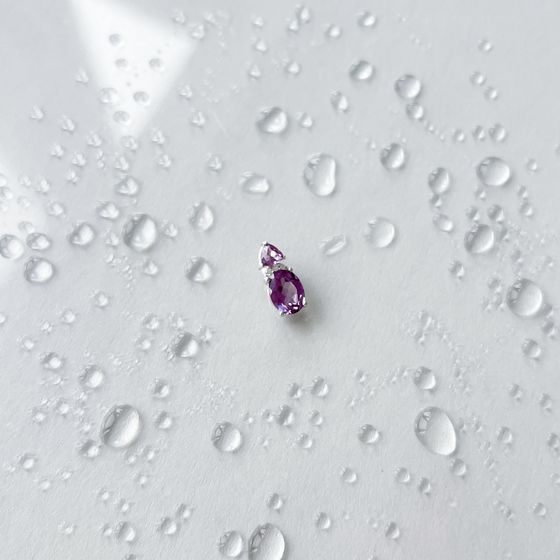 Серебряная подвеска с александритом 1.841ct