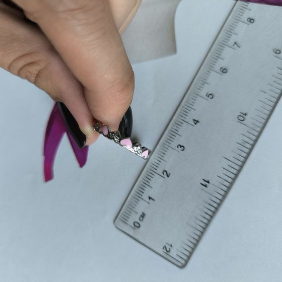 Серебряное кольцо с емаллю, фианитами
