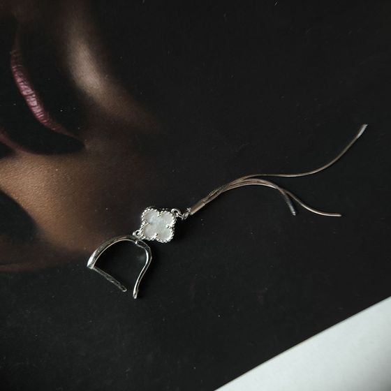 Серебряные серьги с перламутром