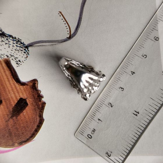 Серебряное кольцо с фианитами