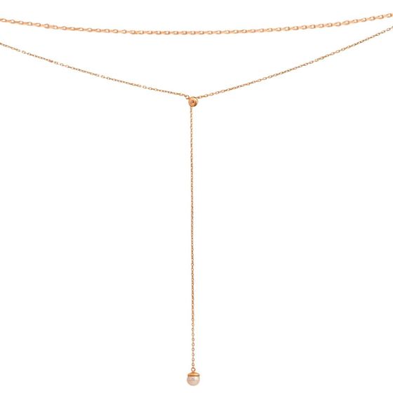 Серебряное колье с жемчугом