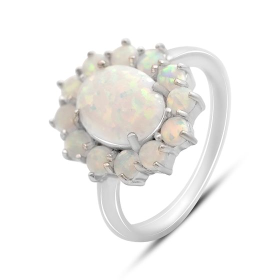 Серебряное кольцо с опалом 1.94ct