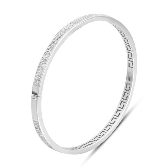 Золотой браслет с фианитами 2.7ct