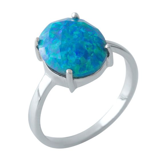 Серебряное кольцо с опалом 1.8ct