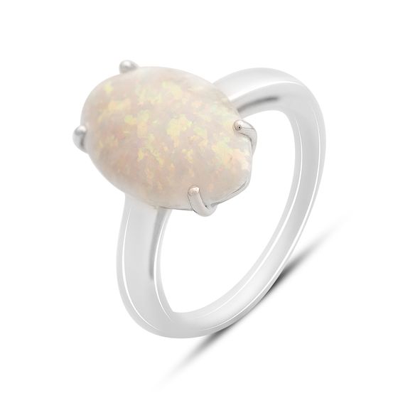 Серебряное кольцо с опалом 2.2ct