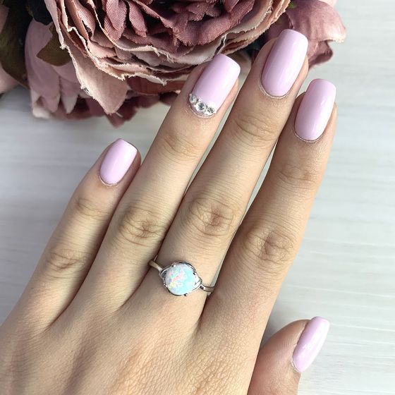 Серебряное кольцо с опалом 0.69ct