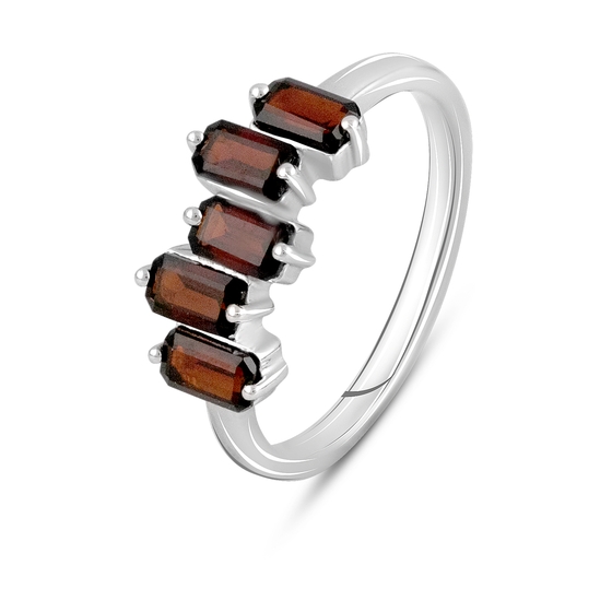 Серебряное кольцо с гранатом 1.95ct