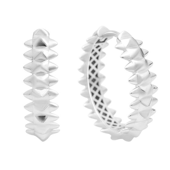 Серебряные серьги без камней