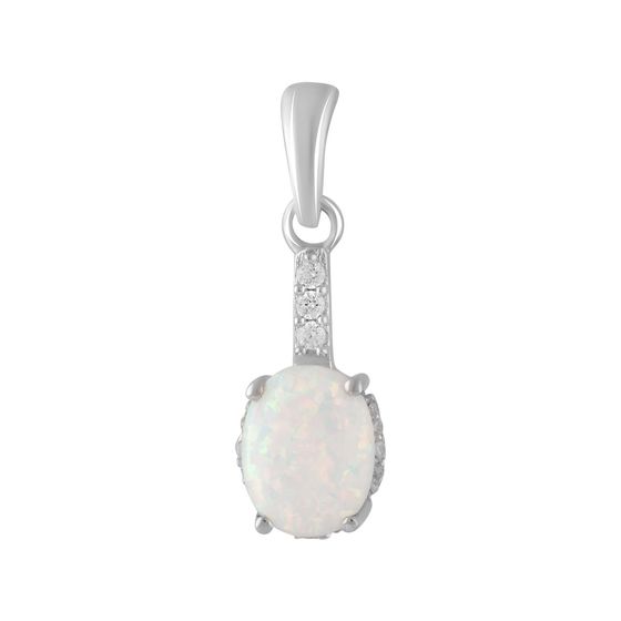 Серебряная подвеска с опалом 0.668ct