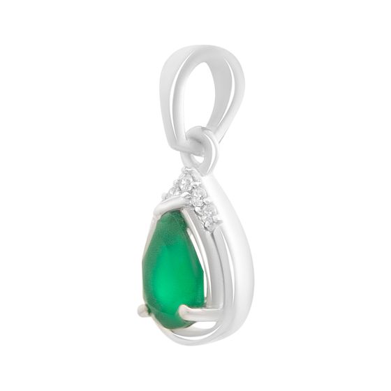 Серебряная подвеска с агатом 0.697ct