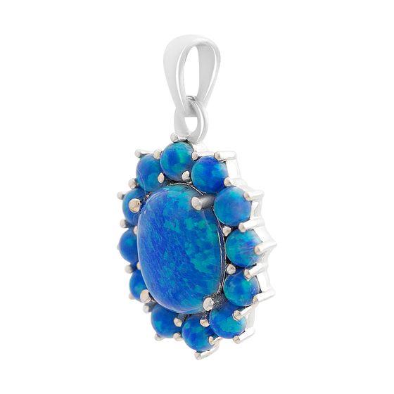 Серебряная подвеска с опалом 1.923ct