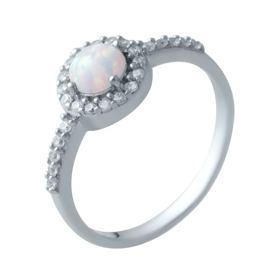 Серебряное кольцо с опалом 0.64ct