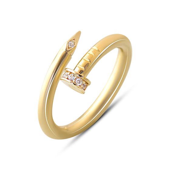 Серебряное кольцо с фианитами 0.13ct