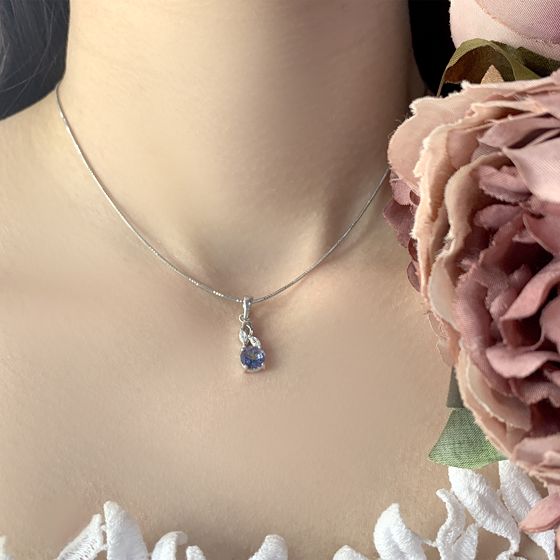 Серебряная подвеска с мистик топазом 1.21ct