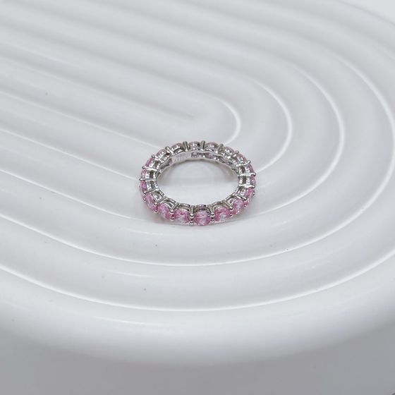 Серебряное кольцо с фианитами