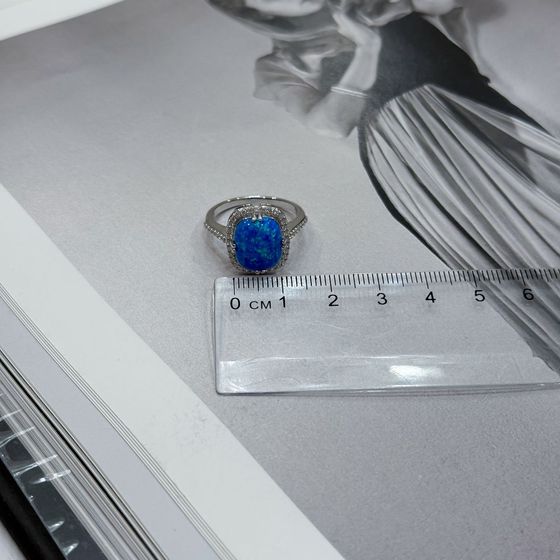 Серебряное кольцо с опалом 2.784ct