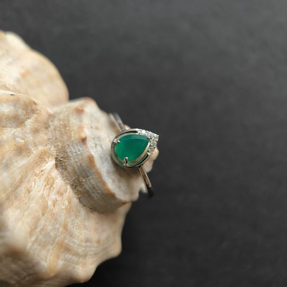 Серебряное кольцо с агатом 0.663ct