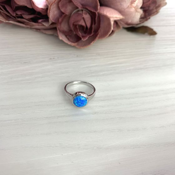 Серебряное кольцо с опалом 0.8ct