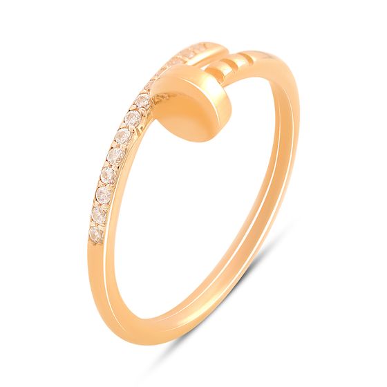 Серебряное кольцо с фианитами 0.13ct