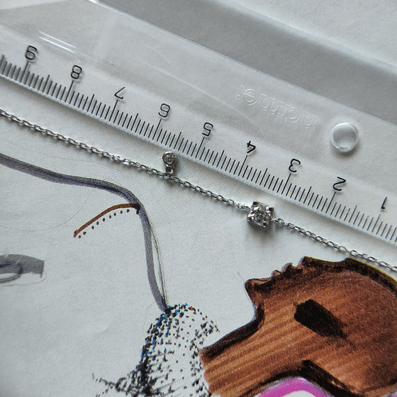 Серебряный браслет с фианитами