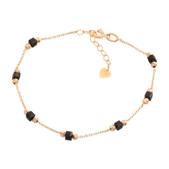 Золотой браслет с шпинелью