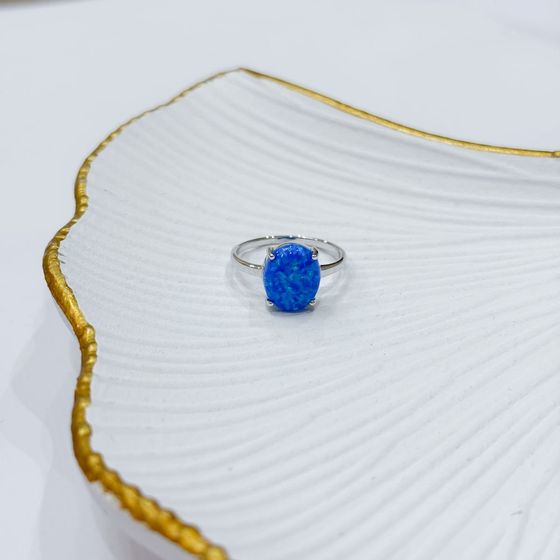 Серебряное кольцо с опалом 1.8ct