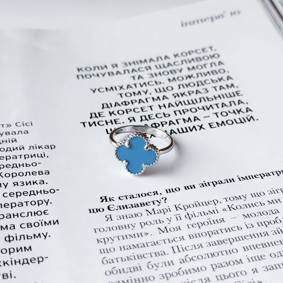 Серебряное кольцо с бирюзой