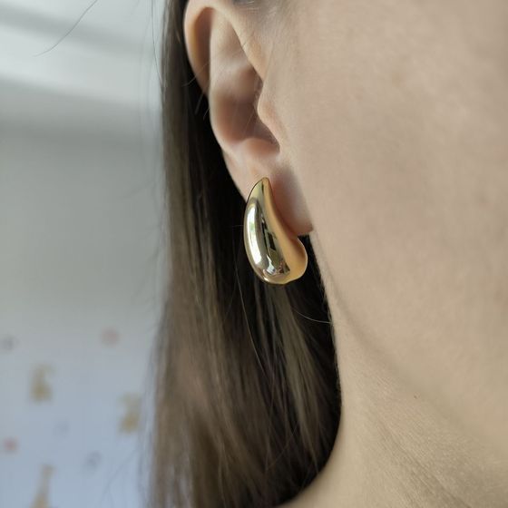 Серебряные серьги без камней