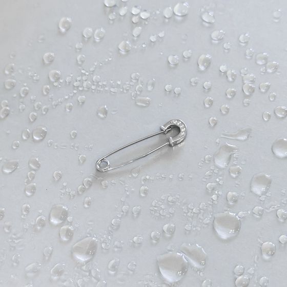 Серебряная подвеска с фианитами