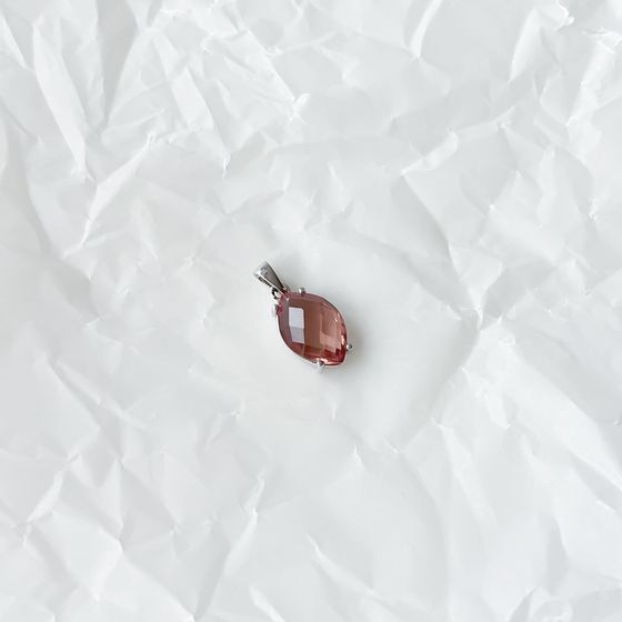 Серебряная подвеска с султанитом 5.198ct