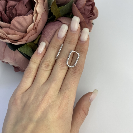 Серебряные серьги без камней Серебряные серьги без камней