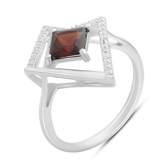 Серебряное кольцо с гранатом 1.555ct