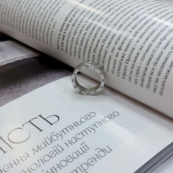 Серебряное кольцо с фианитами