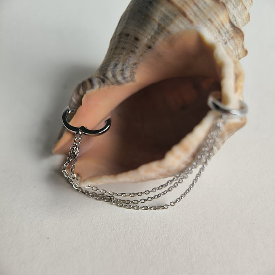Серебряные серьги без камней