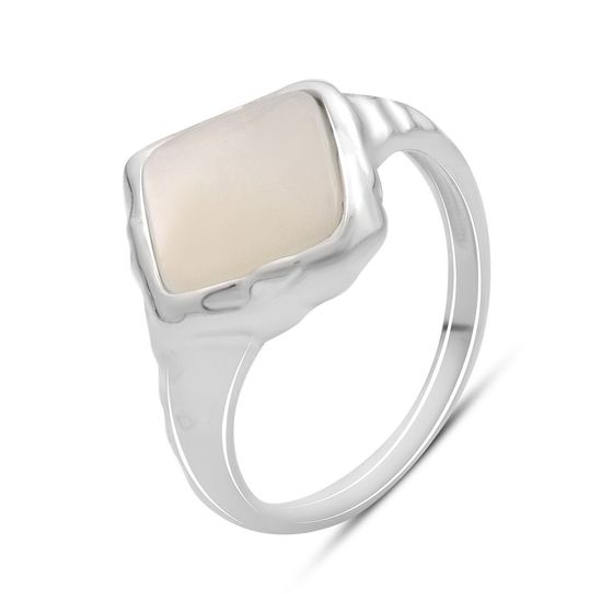 Серебряное кольцо с перламутром