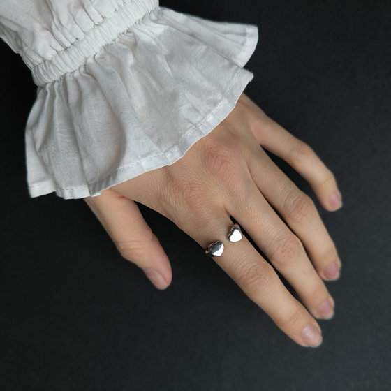 Серебряное кольцо без камней