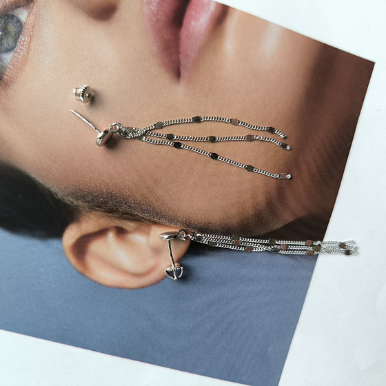 Серебряные серьги без камней