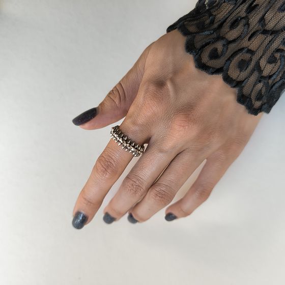 Серебряное кольцо без камней