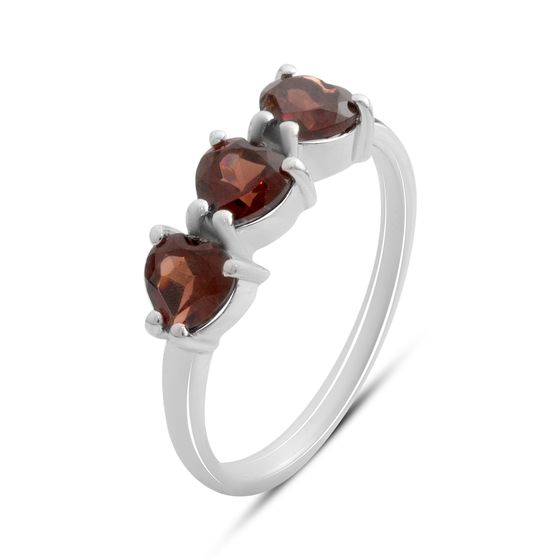 Серебряное кольцо с гранатом 1.65ct