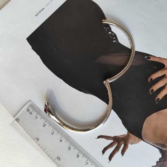 Серебряный браслет с фианитами