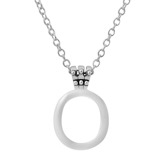 Серебряное колье с фианитами