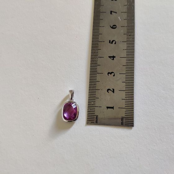 Серебряная подвеска с александритом 4.25ct