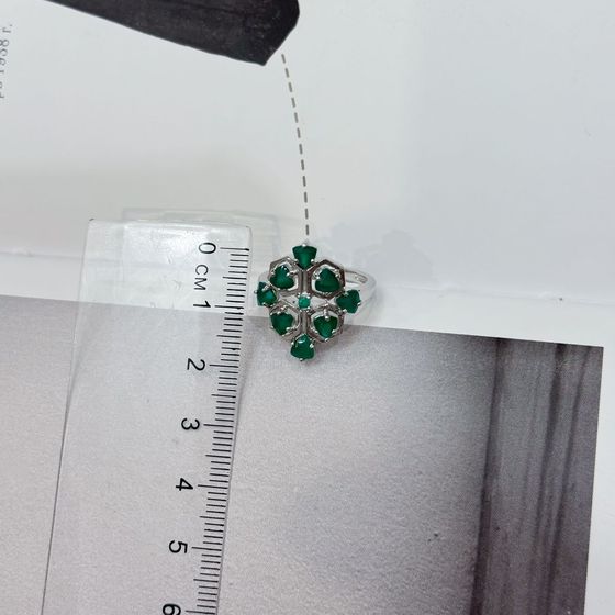 Серебряное кольцо с агатом 1.66ct
