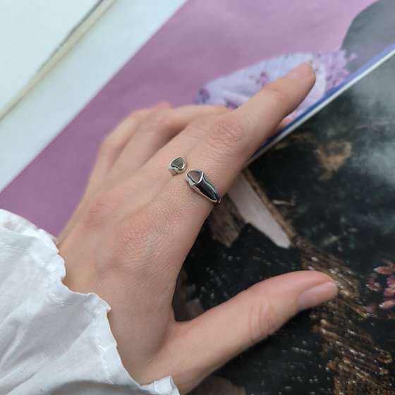 Серебряное кольцо без камней