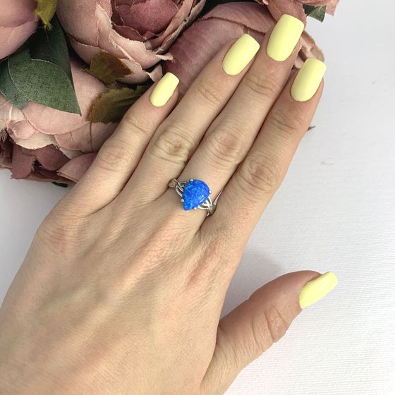 Серебряное кольцо с опалом 1.373ct