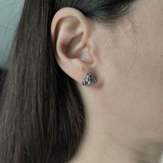 Серебряные серьги без камней