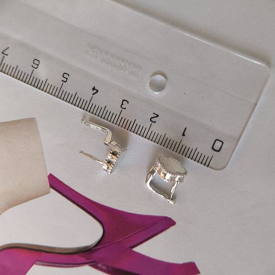 Серебряные серьги с перламутром