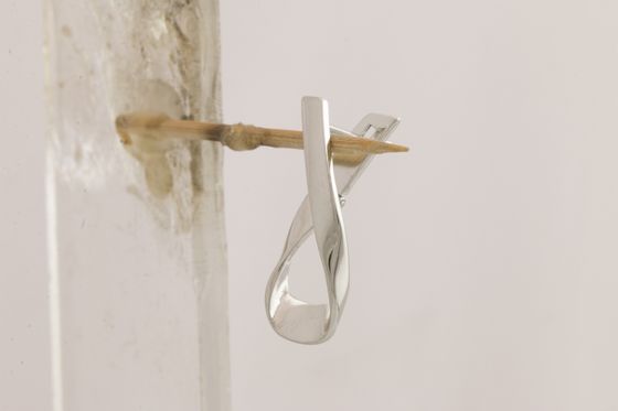 Серебряные серьги без камней