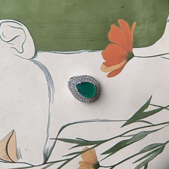 Серебряная подвеска с агатом 2.266ct
