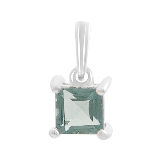 Серебряная подвеска с топазом Лондон Блю 0.675ct